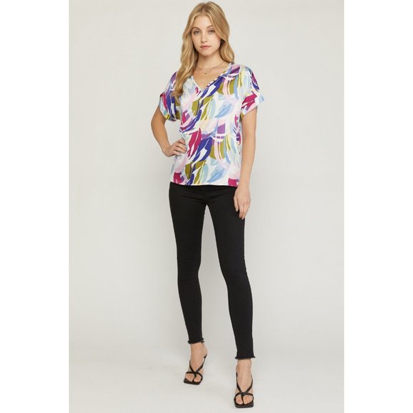 Entro Abstract Double V Top - Picture 5 of 7